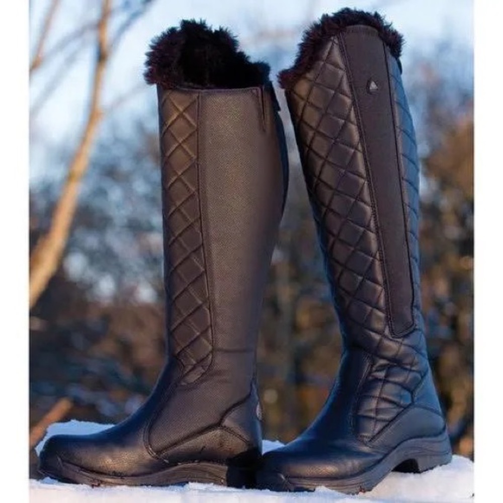 Mountain Horse Stella winter tall riding boots insulated size 8
